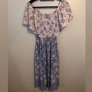 Vintage 70s Fiesta Dress